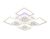 Потолочная светодиодная люстра Ambrella light Ice FA289