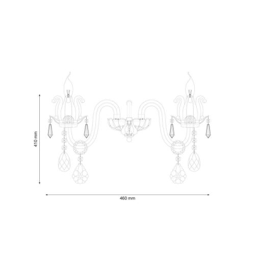 Бра Lucia Tucci Ashanti W1250.2 Clear