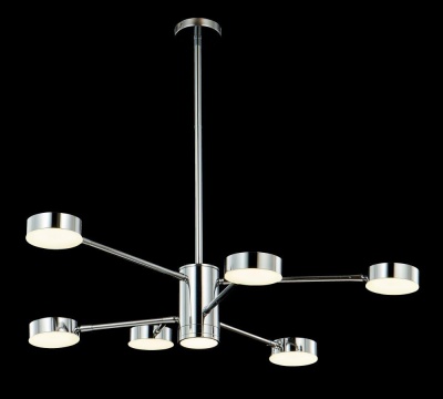 Подвесная люстра Crystal Lux Goracio SP6+1 D800 Chrome