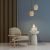 Подвесной светильник с тканевым рассеивателем TK Lighting 5401 Calisto