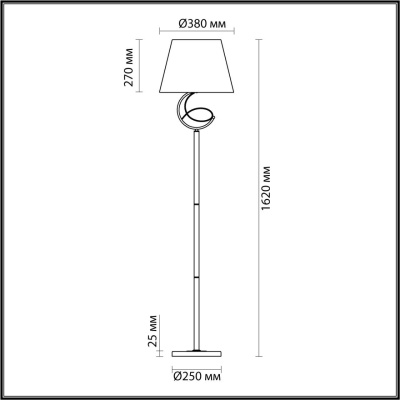Торшер Lumion Neoclassi Fleur 4541/1F