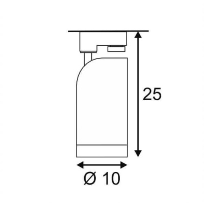 Трековый светодиодный светильник SLV 3Ph Bilas 152980