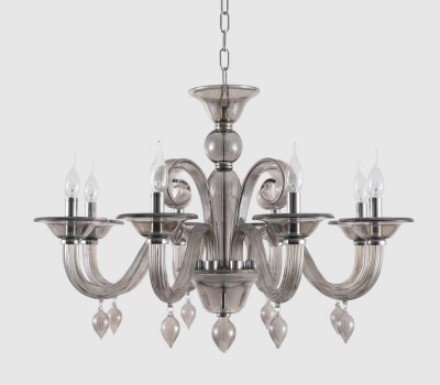 Подвесная люстра Crystal Lux Caetano SP-PL8 Smoke