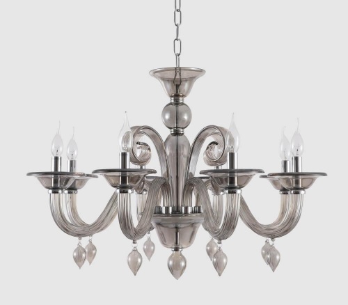 Подвесная люстра Crystal Lux Caetano SP-PL8 Smoke