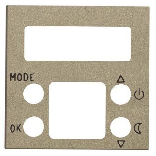 Лицевая панель ABB Zenit термостата шампань 2CLA224050N1901