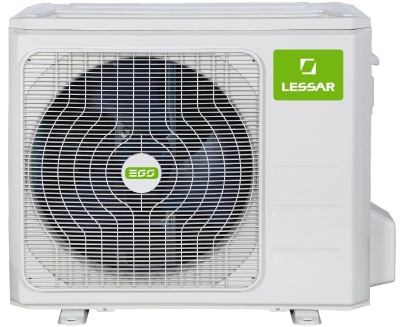Настенный кондиционер черного цвета Lessar LS-HE09KNA2AC/LU-HE09KNA2AC