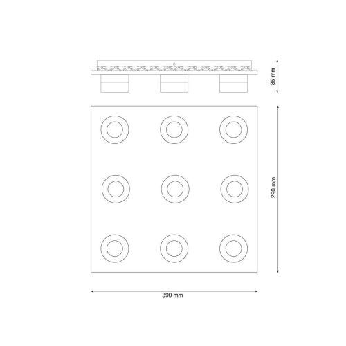 Потолочный светодиодный светильник Lucia Tucci Modena 166.9 LED