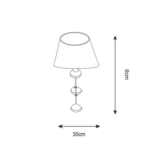 Настольная лампа Zumaline Megan T15027