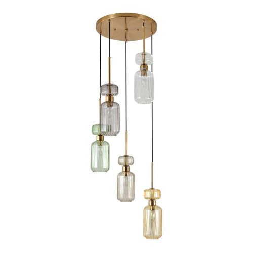 Подвесная люстра Escada Gloss 1141/5S CL/BG/GN/SM/AM
