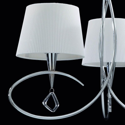 Подвесная люстра Mantra Mara Chrome - White 1640