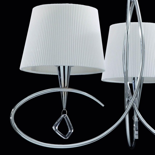 Подвесная люстра Mantra Mara Chrome - White 1640