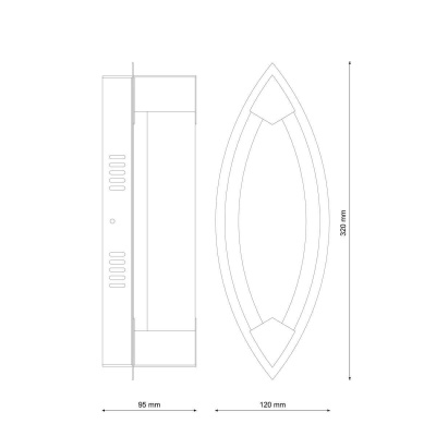 Настенный светильник Lucia Tucci Modena W172.1 Small LED320