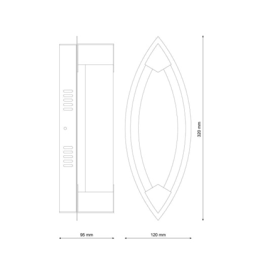 Настенный светильник Lucia Tucci Modena W172.1 Small LED320