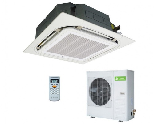 Кассетный кондиционер Chigo CCR-36HR1/COU-36HMSR1 Кассетный кондиционер Chigo CCR-36HR1/COU-36HMSR1