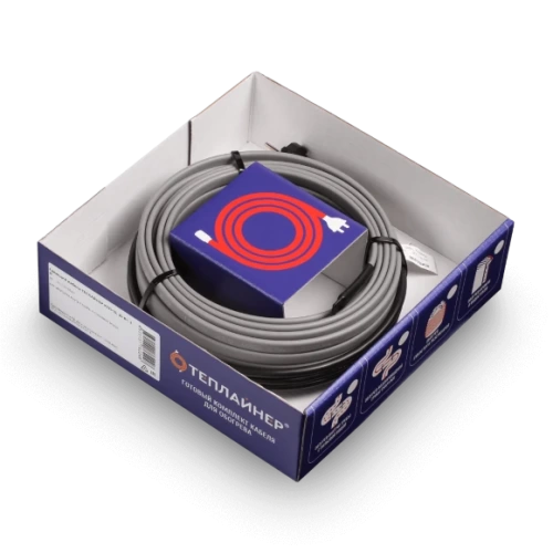 Греющий кабель Теплайнер КСН-16, 240 Вт, 15 м, на трубу