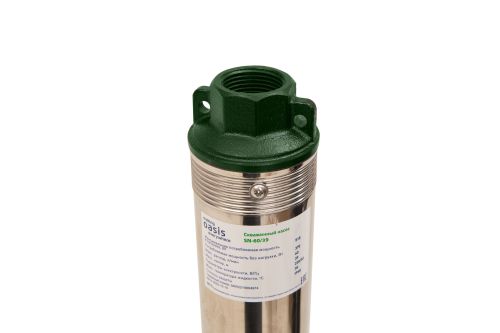 Насос для скважины Oasis SN 60/39 515 Вт глубинный насос скважинный, погружной, центробежный, расход 60 л/мин, напор 39 м, размеры 78*820 мм