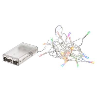 Светодиодная гирлянда Vegas Нить AA разноцветная без мерцания 55104