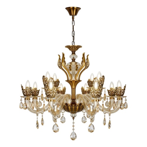 Подвесная люстра iLamp Asia 61078-8+4 BR