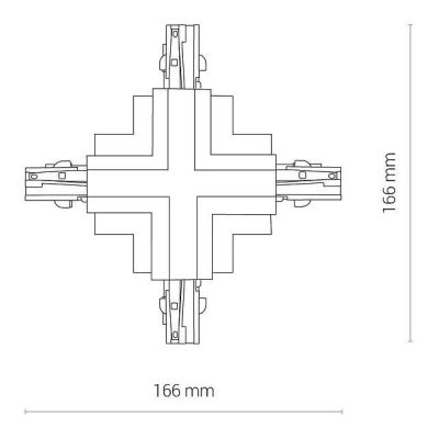 Коннектор X-образный Nowodvorski Ctls Power 8678