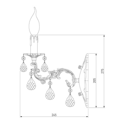 Бра Bogates 212/1 Strotskis