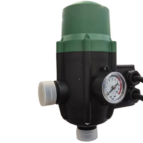 Блок автоматики для насоса водяного Oasis PC-13A с кабелем, электронное реле давления воды с манометром