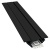 Профиль накладной с рассеивателем черный 1м. Apeyron 08-07-Ч