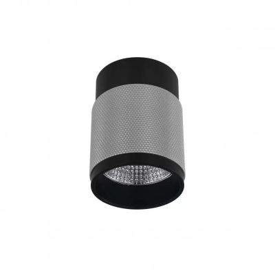 Потолочный светодиодный светильник iLedex Delta 1955-10W-3000K-36 BK+SL