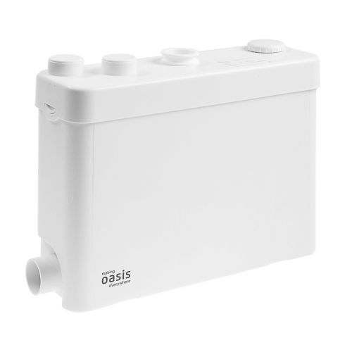 Канализационный насос с измельчителем Oasis SV-400 для кухни, для душа, для биде, для раковины, для стиральной машины, для посудомойки