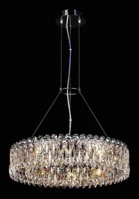 Подвесной светильник Crystal Lux Lirica SP10 D610 Chrome/Gold-Transparent