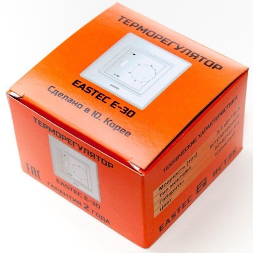 Терморегулятор E-30 белый