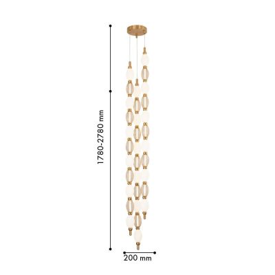 Подвесной светодиодный светильник Favourite Perler 4559-3PC