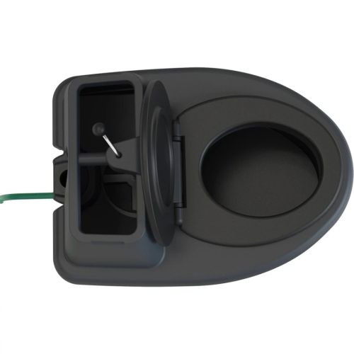 Торфяной туалет для дачи Rostok Комфорт серый графит, биотуалет для дома и дачи