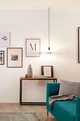 Лампа светодиодная диммируемая Paulmann 6W 2700K шар прозрачный 28681