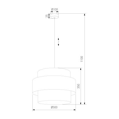 Подвесной светильник TK Lighting 5402 Calisto