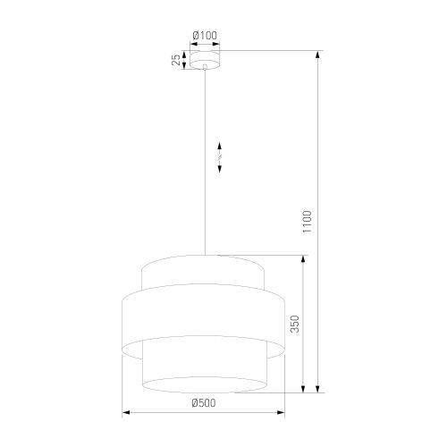 Подвесной светильник TK Lighting 5402 Calisto