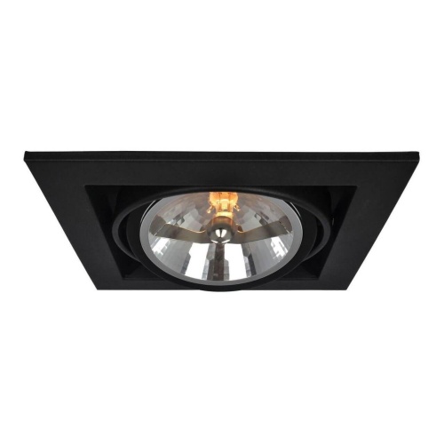 Встраиваемый светильник Arte Lamp Cardani A5935PL-1BK Встраиваемый светильник Arte Lamp Cardani A5935PL-1BK