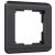 Рамка Werkel Stream на 1 пост графит W0012104 4690389162121 Рамка Werkel Stream на 1 пост графит W0012104 4690389162121