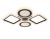 Потолочная светодиодная люстра Ambrella light Original FA431 Потолочная светодиодная люстра Ambrella light Original FA431