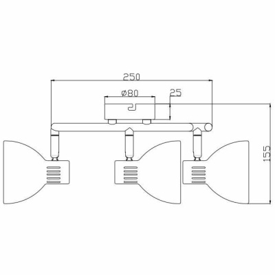 Спот Rivoli Eho 7031-733 Б0047131