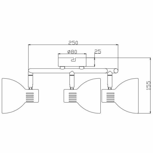 Спот Rivoli Eho 7031-733 Б0047131