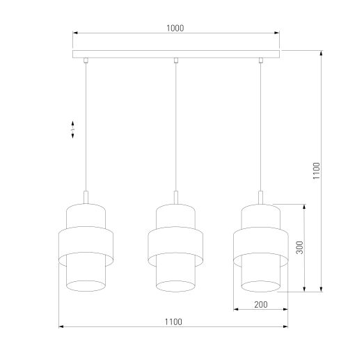 Подвесной светильник TK Lighting 850 Calisto