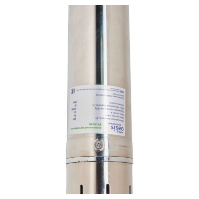 Скважинный насос винтовой Oasis SV 30/60 670 Вт глубинный, погружной, расход 30 л/мин, напор 60 м, размеры 75*547 мм