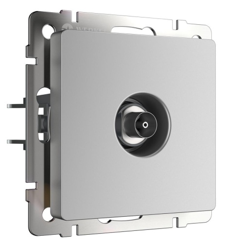 ТВ-розетка Werkel оконечная серебряный WL06-TV 4690389053955