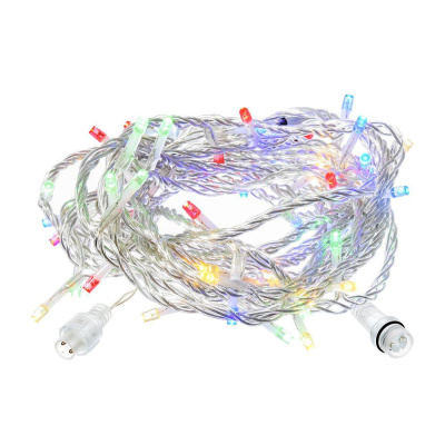 Уличная светодиодная гирлянда Vegas Нить 24V разноцветная без мерцания 55087