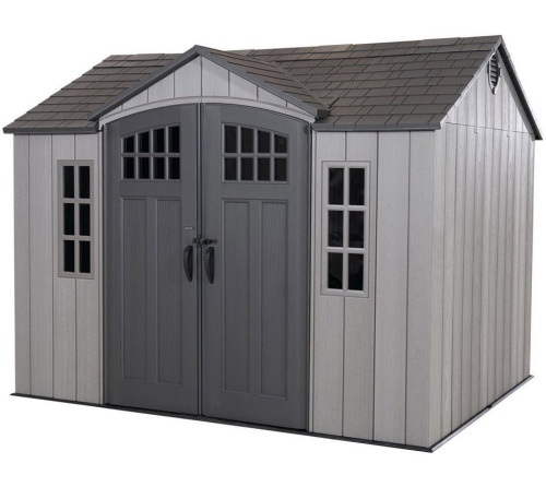 Пластиковый сарай WoodLook 10х8