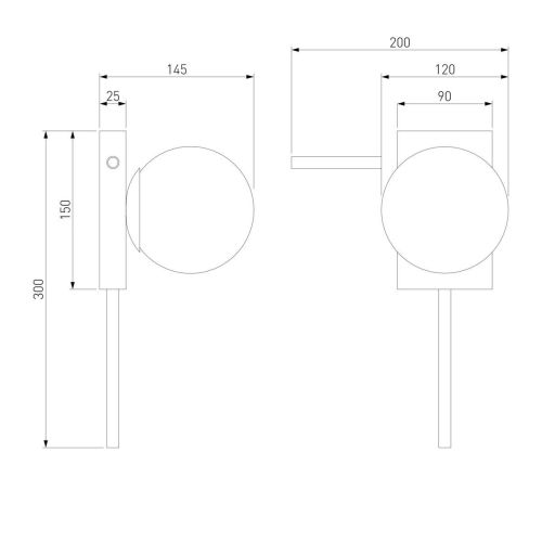 Настенный светильник Eurosvet Fredo 40036/1 белый