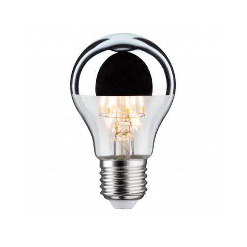 Лампа светодиодная E27 7,5W 2700K груша зеркальная 28375