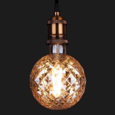 Лампа светодиодная Elektrostandard E27 8W 2700K золотистая a044026