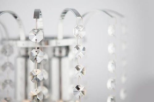 Бра Eurosvet 3299/2 хром/прозрачный хрусталь Strotskis