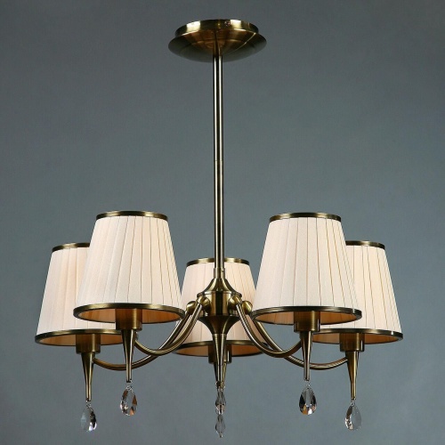 Подвесная люстра Brizzi Alora MA01625CA/005 Bronze Cream